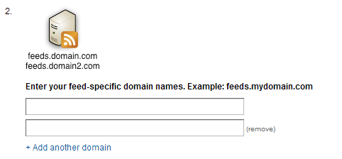 Remove feed specific domain names in MyBrand in Feedburner
